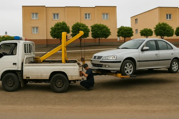 جرثقیل حمل خودرو 04