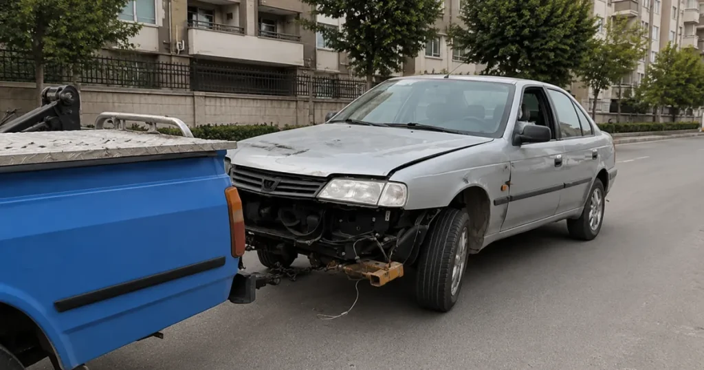 حمل خودرو بعد از تصادف در تمام نقاط تهران