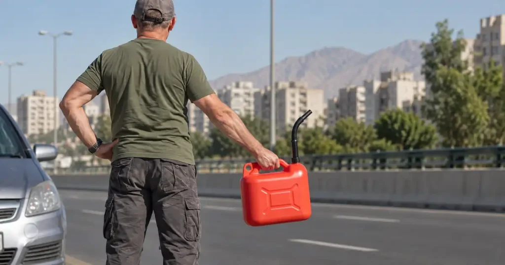 اگر بنزین خودرو تمام شد چه کنیم