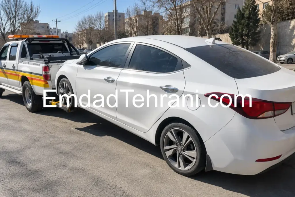 امداد خودروهای وارداتی در تهران